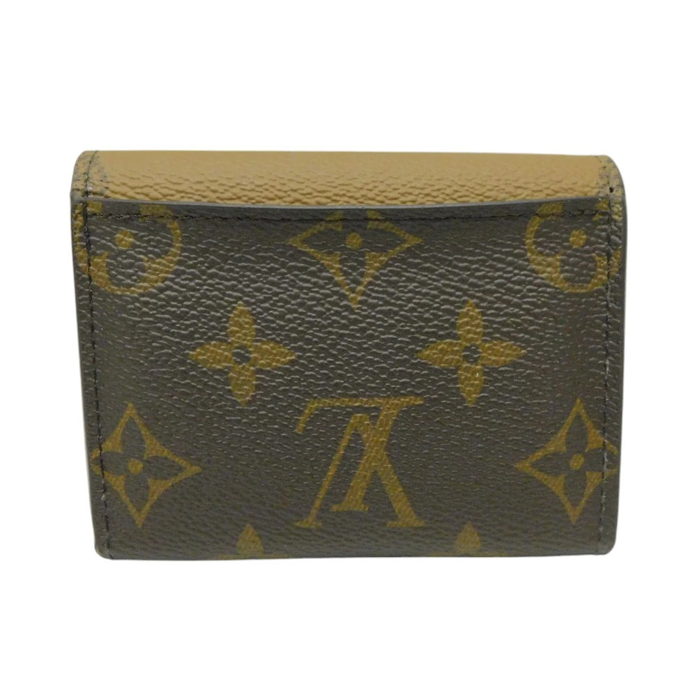Louis Vuitton Giant Reverse Zoe Monogram fold Tri Portefeuille Wallet Brown